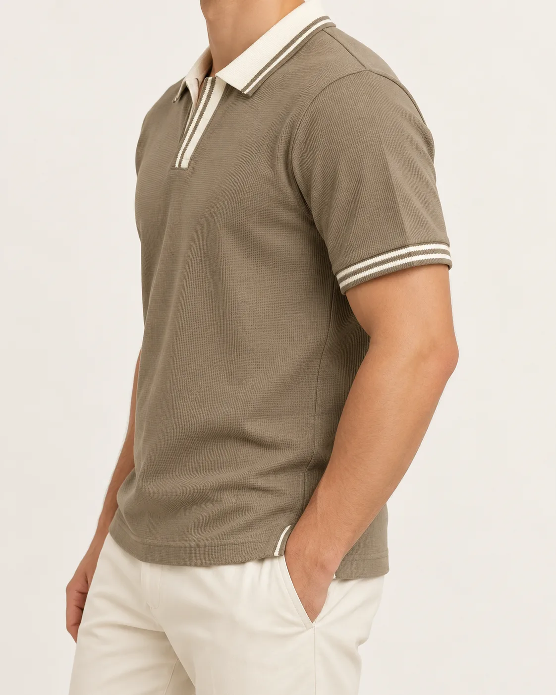 Polo Shirt — Beige