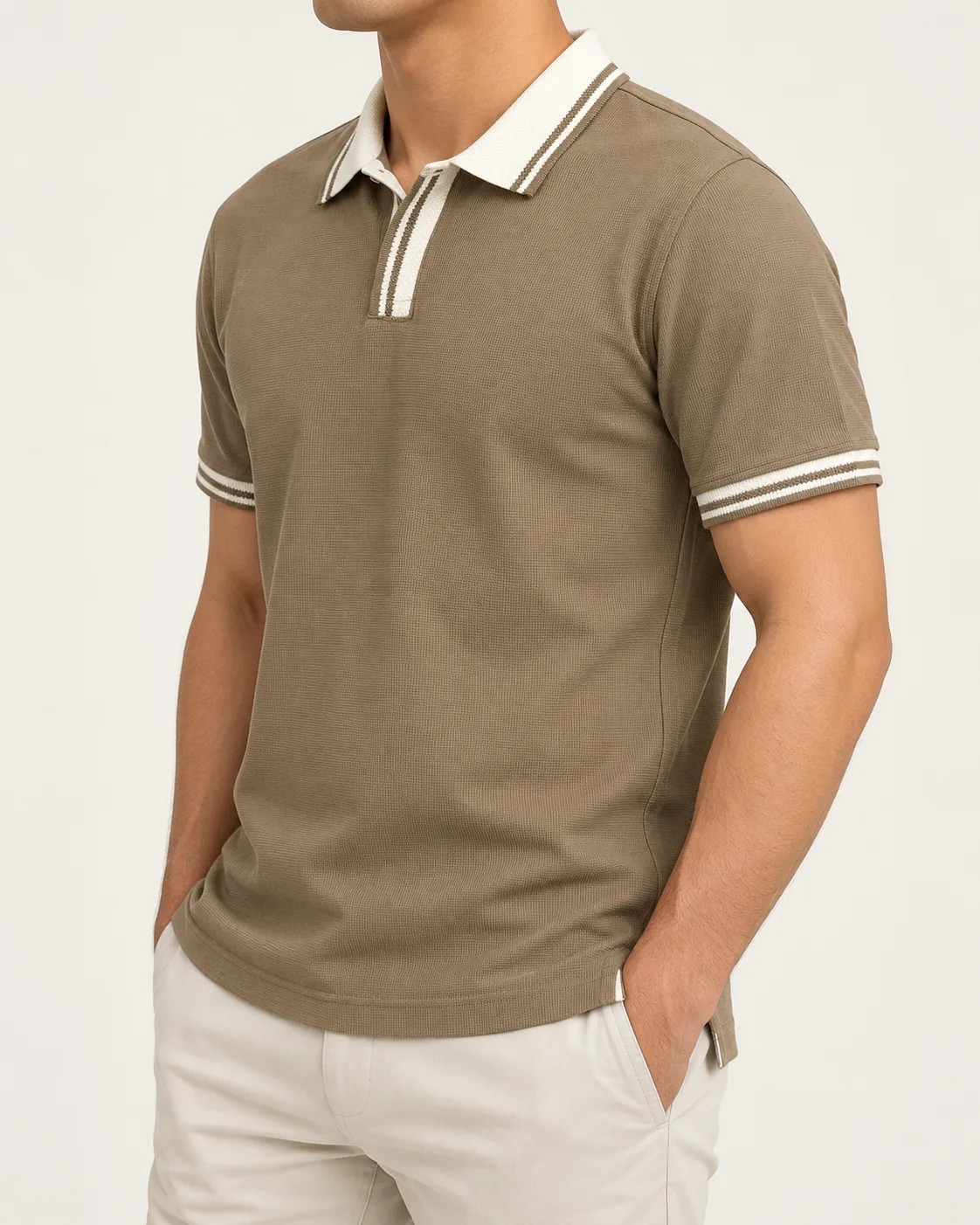 Polo Shirt — Beige